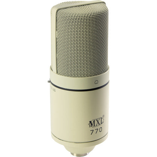 MXL 770 Cardioid Condenser Microphone (Vintage White) Online Hot Sale