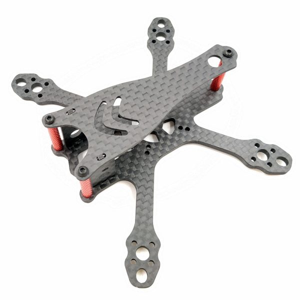 AlfaRC Cicada98 98mm Wheelbase 3mm Arm 2 Inch 3K Carbon Fiber Frame Kit for RC Drone FPV Racing For Cheap