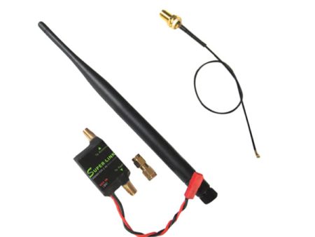 2.4G 2W Radio Signal Booster & Antenna & Feeder For DJI Phantom Multirotor TX Extend Range Hot on Sale