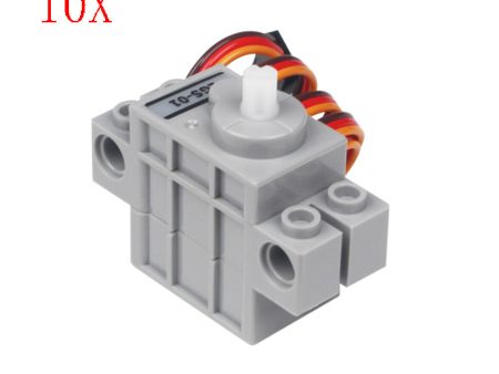 10PCS LOBOT LGS-01 Micro Anti-block Servo 270° Rotation Compatible With LEGO Blocks Online now